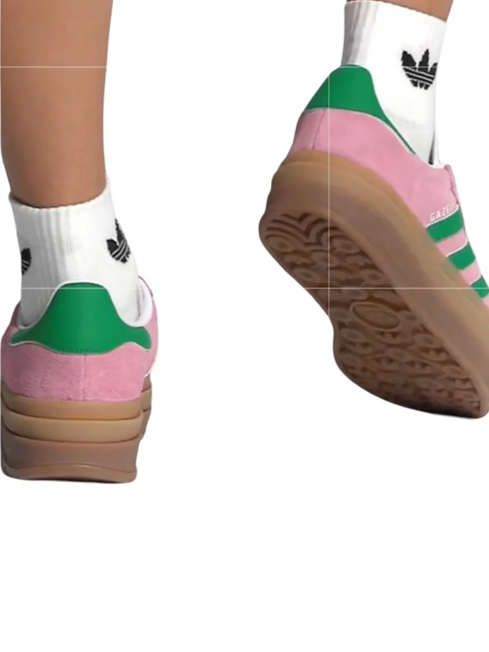 Women’s Adidas  Gazelle Platform Women’s Sneakers in Pink/Green Size 11